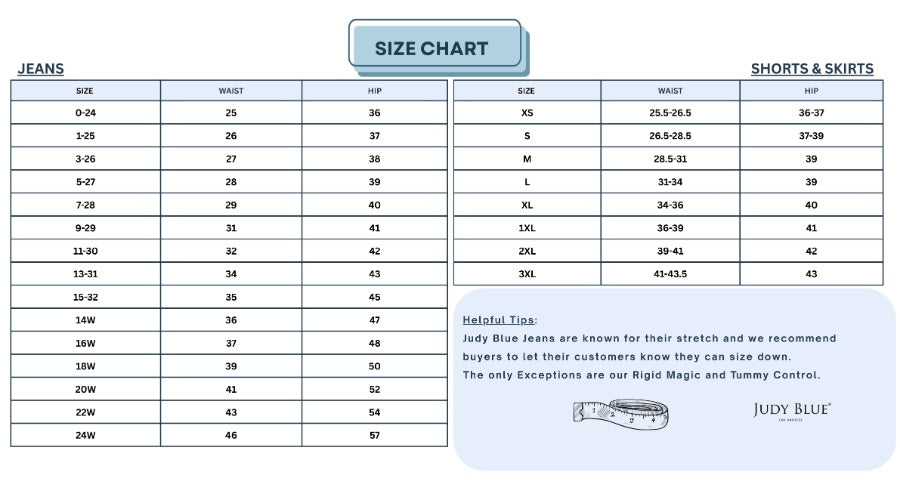 Judy Blue True To Size Tummy Control Straight Jeans
