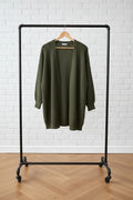 Open Front Long Sleeve Cardigan
