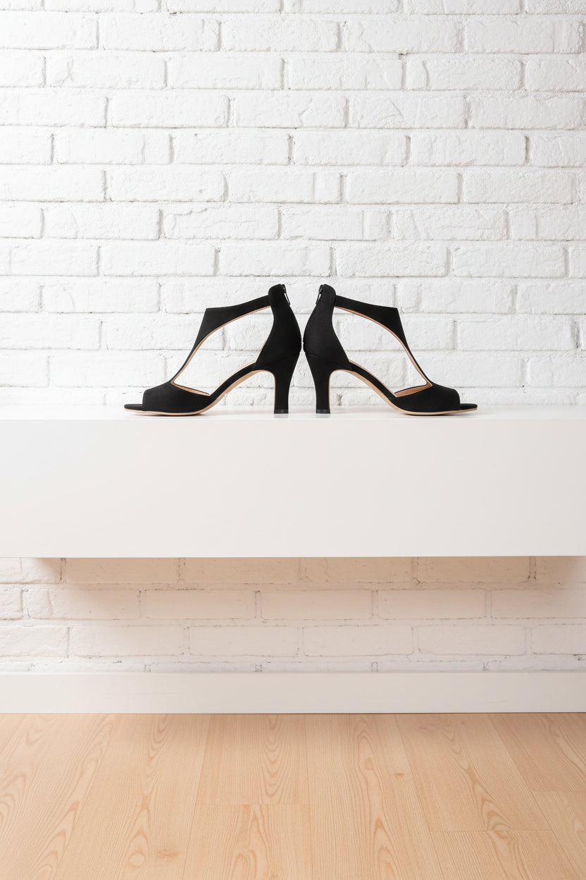 Leather High Heels Shoes