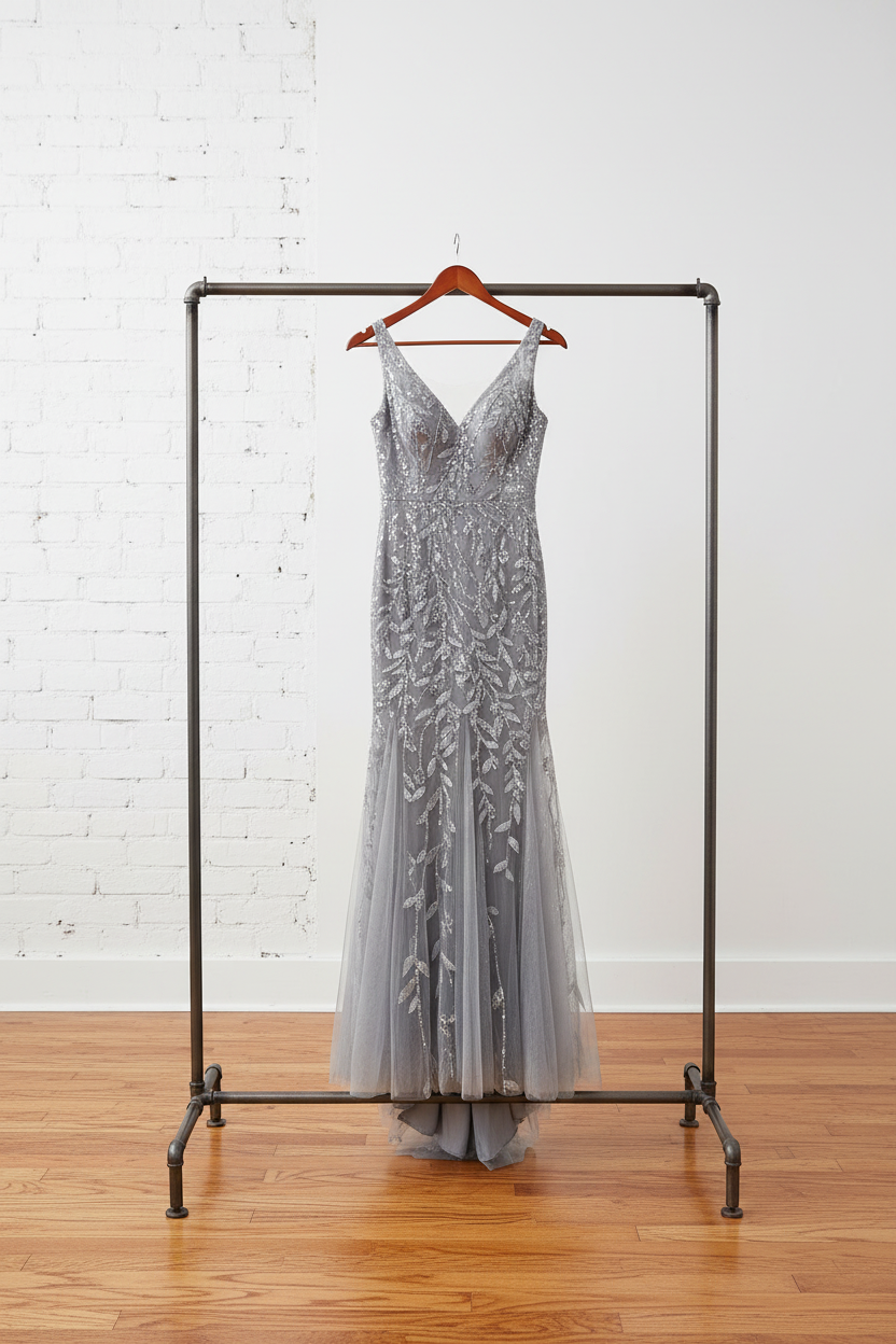 Tulle Sequin Mermaid Dress